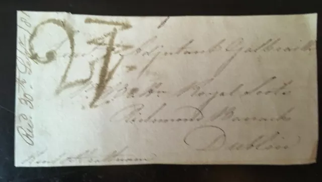 Prince Edward - Duke Of Kent - Father Of Queen Victoria - Signed Envelope Front