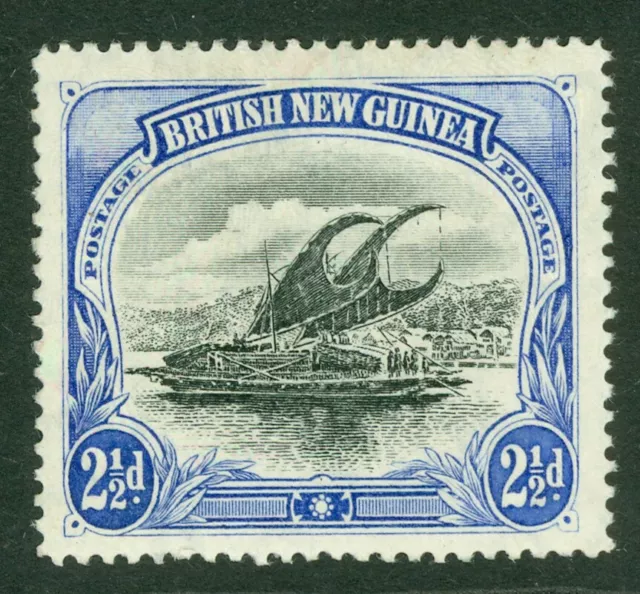 SG 4 Papua (British New Guinea) 1901-05. 2½d black & ultramarine. Very lightly..