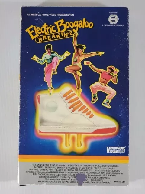 Electric Boogaloo: Breakin' 2 (VHS, 1985, MGM Big Box) Lucinda Dickey