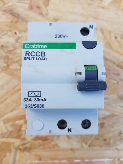 ⚡⚡ TESTATO DAL VIVO ⚡⚡ GRANCHIO 63A AMP 30mA RCCB TIPO AC 363/S030