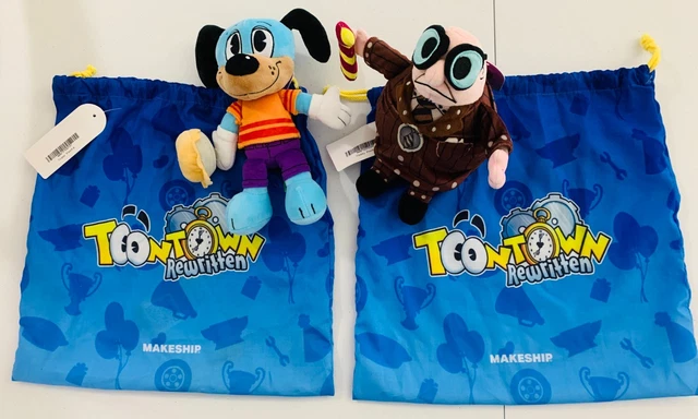 flippy plush cartoon animated happy three friends new and