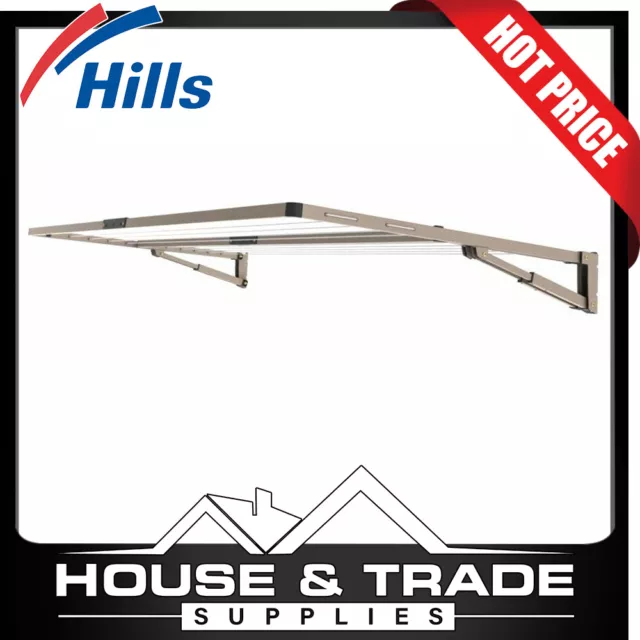 Hills Everyday Double Folding Frame Clothes Line 23 Metres Line Space 100532
