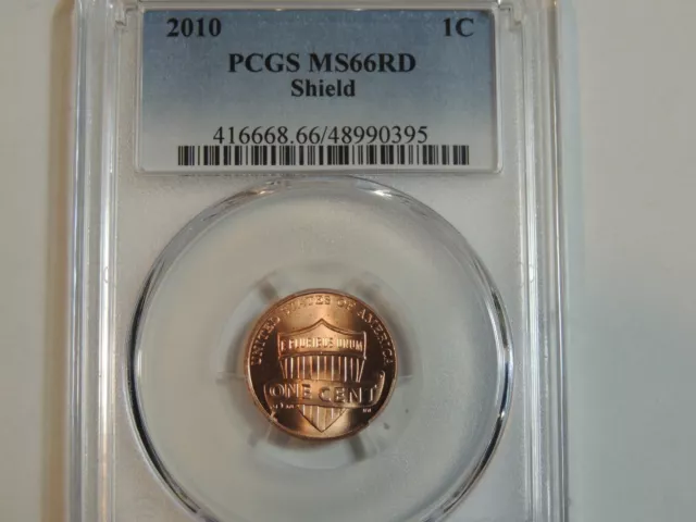 2010 Lincoln Cent PCGS MS66RD Penny