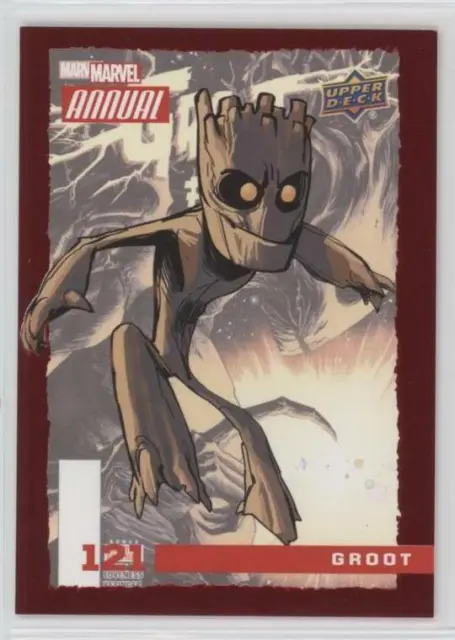 2016 Upper Deck Marvel Annual SP Red Foil parallel card #121 GROOT