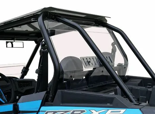 Spike Rear Vented Clear Rear Windshield For Polaris RZR XP 1000 2019 2 Seat