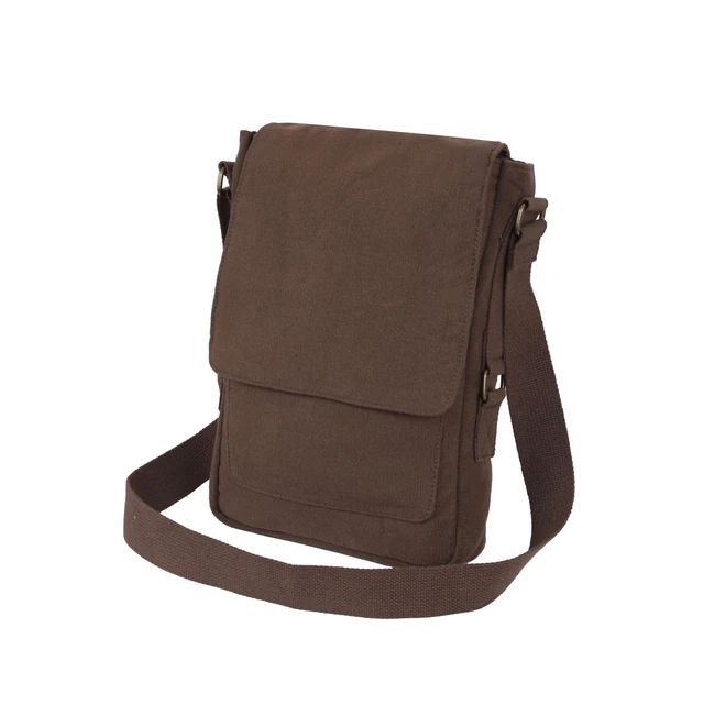 Rothco Vintage Canvas Military Tech / Tablet Bag - Brown