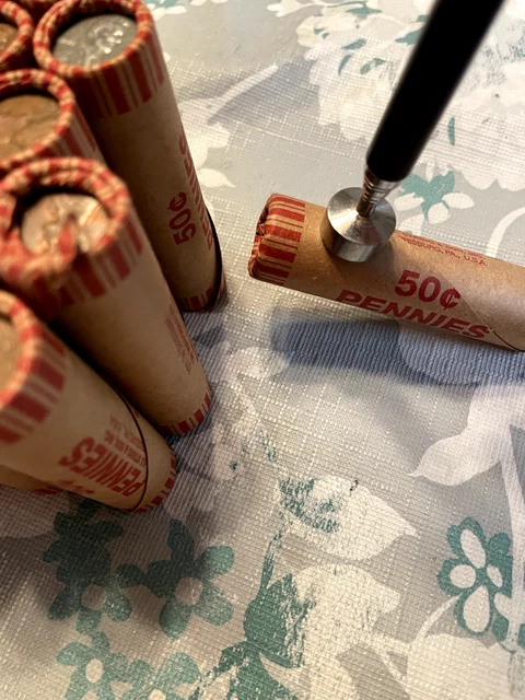 Lincoln Wheat Penny Rolls: Copper with 1943 Steel Cent-1910-1958-For Collections