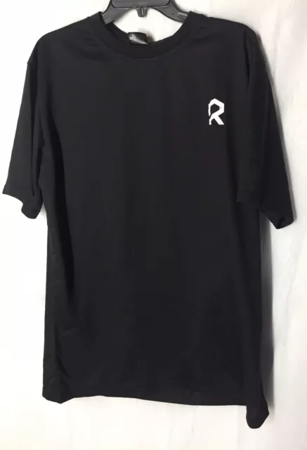 Rambler Large Men’s Shirt Black Short Sleeve “R” On Upper Chest Pull Over