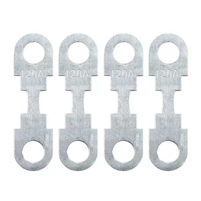 4pcs 120A plaque fusible bande métal pour voiture automobile DC 32V universel