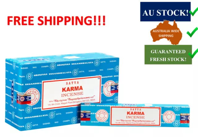 Satya Karma Incense Sticks (Earth Series) 15g [12 pack]