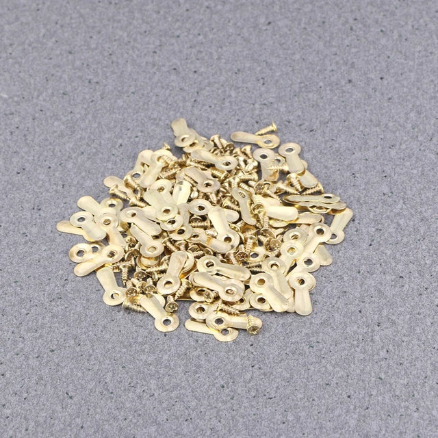 200 pz foto cornice pulsante di rotazione per appendere immagini hardware