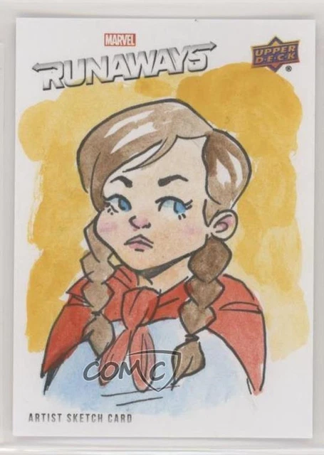 2020 Upper Deck Marvel Runaways Sketch Cards 1/1 Kate Carleton #SKT Auto 5x5