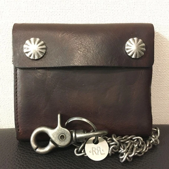RRL Concho Wallet Chain Wallet With Tag No.1477