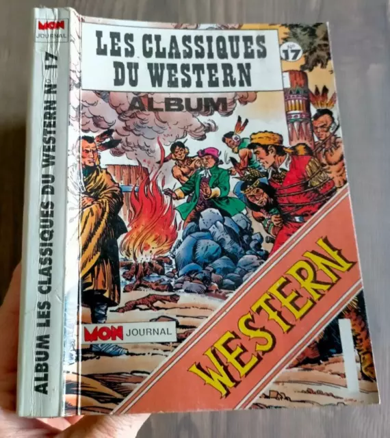 bd ALBUM recueil n°17 CARABINA SLIM 152.153.154 MON JOURNAL 1987 western cow boy