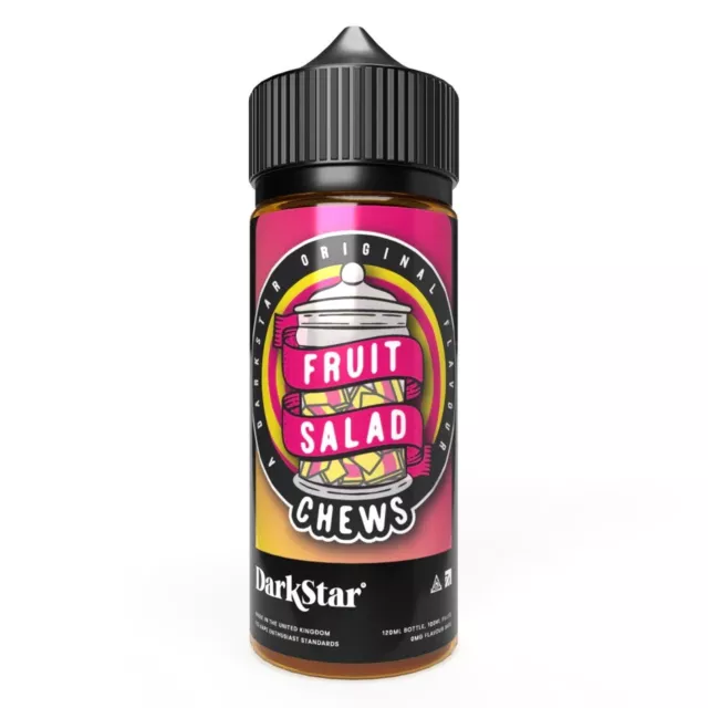 100Ml Fruit Salad Chews E Liquid No Nicotine E-Liquid By Darkstar Multi Buy