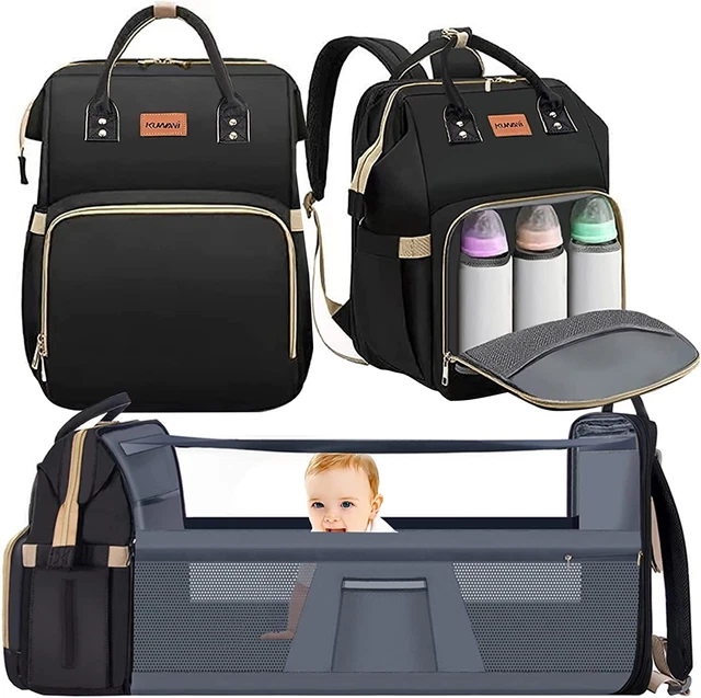 Diaper Bag Backpack, Multifunction Travel Baby Changing Bags for Dad/Mom, Large