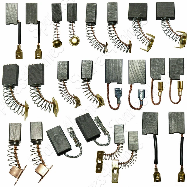 CARBON BRUSHES FOR Power Tool Electric Motors by Size and Part Number £