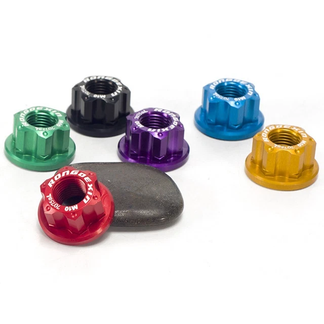 6 Entretoises De Potence VTT En Alu - 1 1/8" - Pour Jeu De Direction - Anodisées