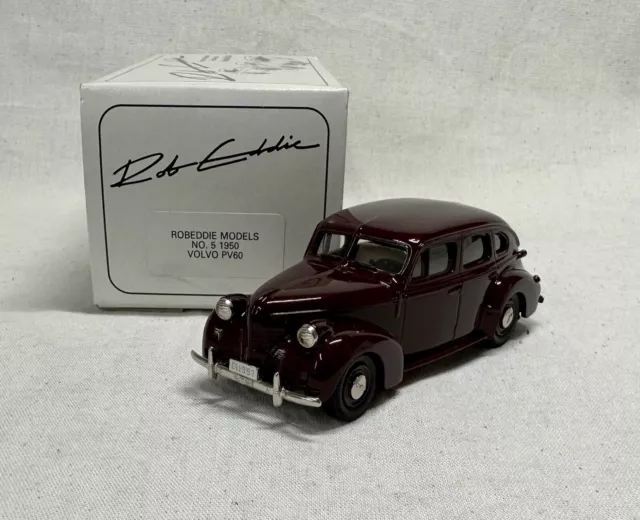 Rob Eddie 1950 Volvo PV60 Maroon RE5 1/43