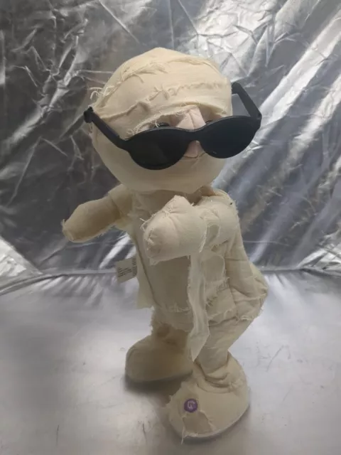 Gemmy Halloween Mummy Animated Twerking Dancing Singing Pitbull "Fireball"