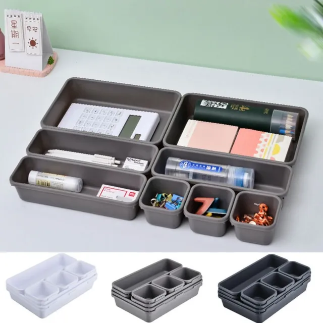 Drawer Organizers Separator for Home Office Desk Stationery Storage Box