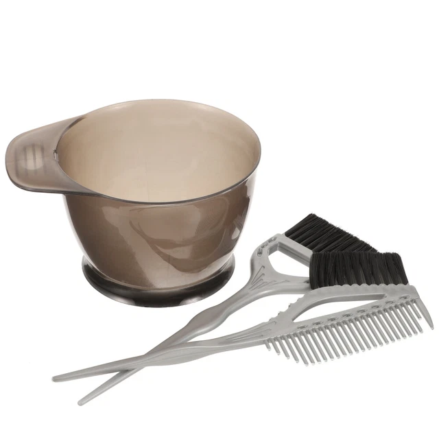 1 juego de tazón de mezcla de tinte para el cabello cepillos para teñir el cabello tazón para teñir el cabello