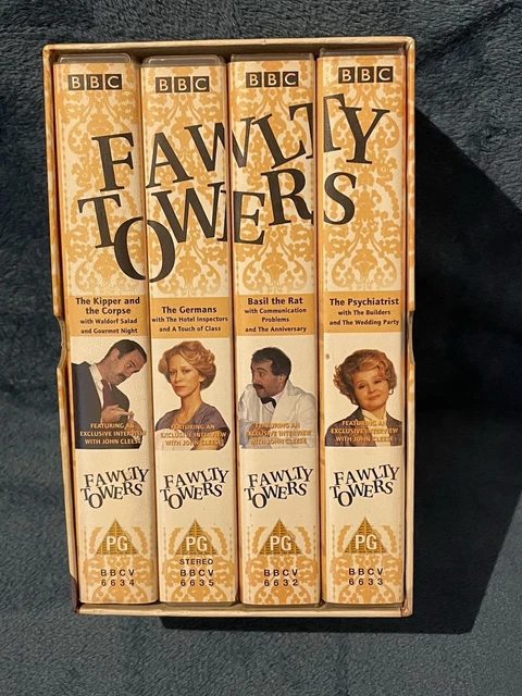 Vhs Numbers FAWLTY TOWERS THE Complete Set - VHS 1998 Collectors Box £6.52 ...