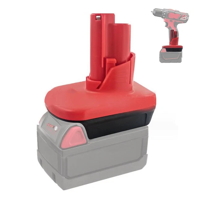 Compact and Portable Battery Converter Adapter for MWK12V Electric Drills