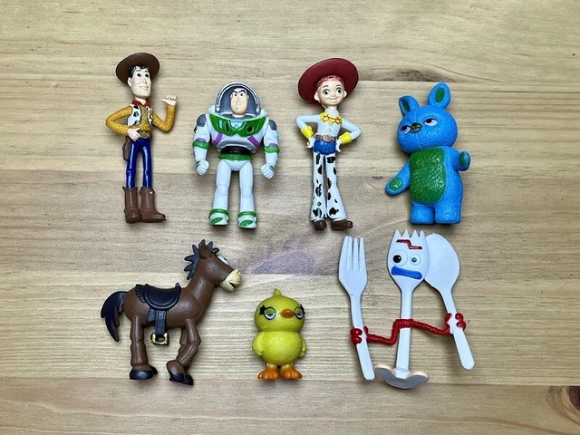 Funko Pop! Toy Story 4 Bundle - 7-Piece Set Including Woody, Buzz, Jessie, Alien, Forky, Ducky & Bunny