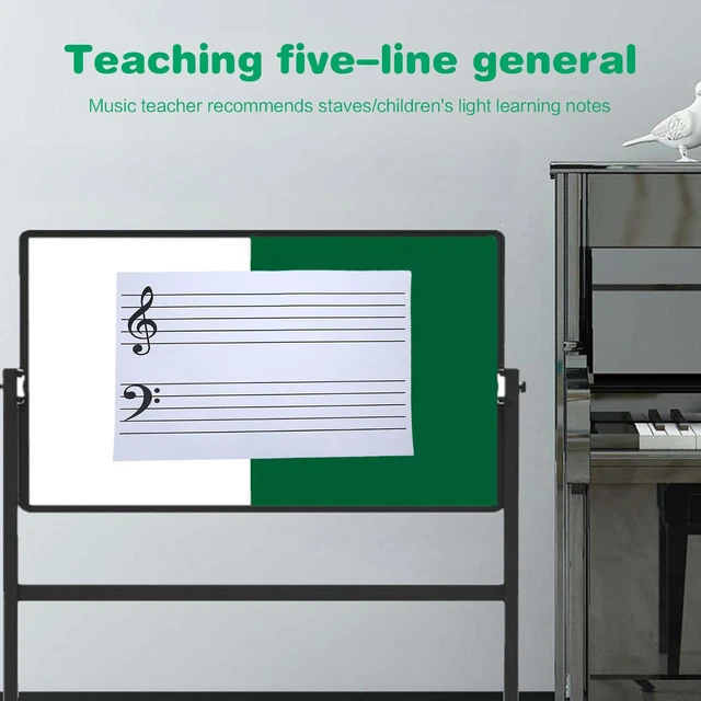 LIGHTWEIGHT TEACHING BOARD Staff Whiteboard Musical Note Whiteboard