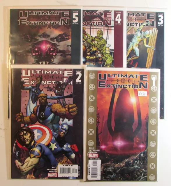 Ultimate Extinction Lot of 5 #1,2,3,4,5 Marvel (2006) Comic Books