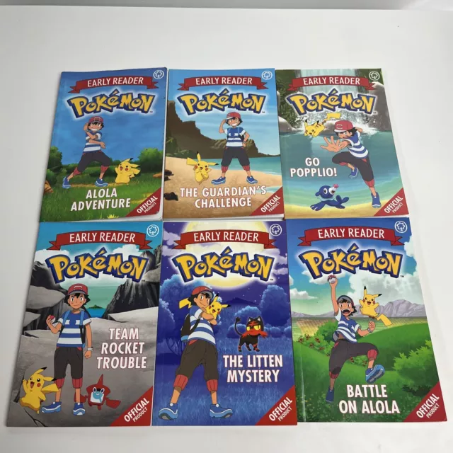 Early Reader Pokémon Orchard Book Bundle Of 6 Paperback Books