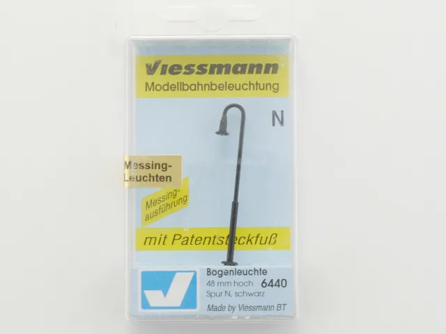 Viessmann 6440 Arched Lamp With Patent Jack Foot N Gauge New Boxed St 1611-13-33