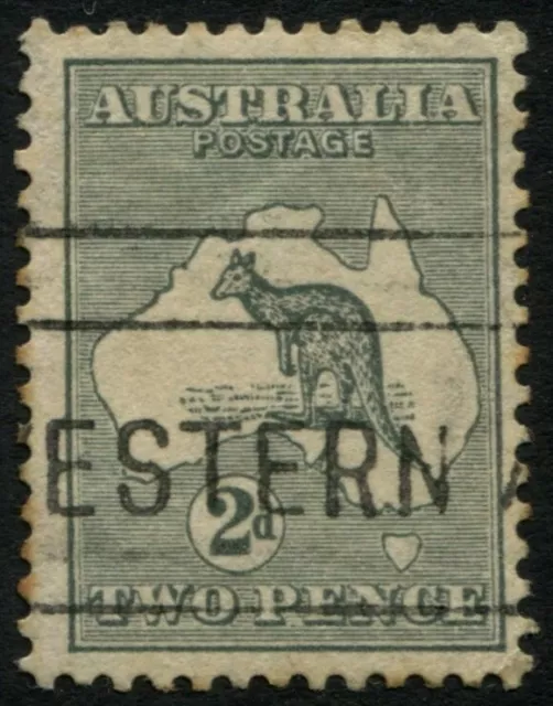 AUSTRALIA - 1915 ROOS  2nd Wmk 2d GREY Die 1   SG 24  FU Cv $20 [ B6762]