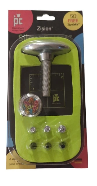 Juego de herramientas de 8 piezas Provo Craft Zion Zion Silent Setter con 50 ojos gratis 2004
