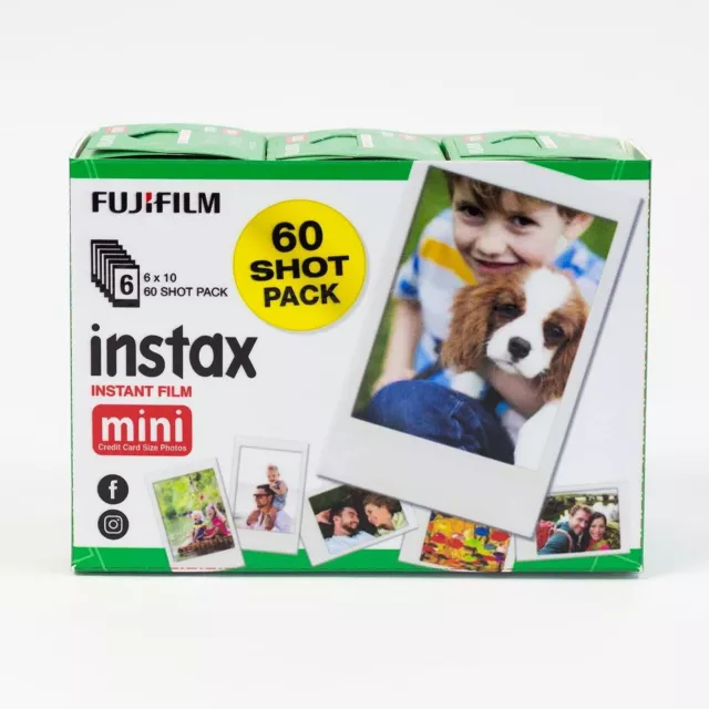 Fujifilm instax mini Film - White (60 pack) | FREE SHIPPING | NEW AU 2