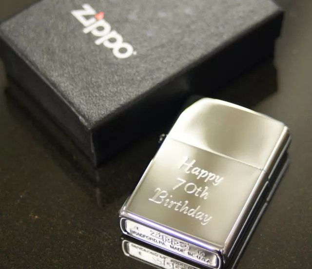 Personalised Genuine Zippo lighter Wedding Usher Best Man Engraved Smoking Gift