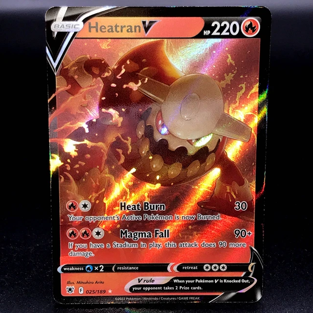 Heatran V - SWSH Astral Radiance 025/189 - Half-Art Rare Pokemon Card