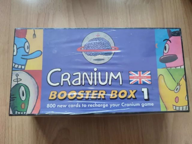 Cranium Booster Box 1 UK Edition brandneu & versiegelt 800 Karten