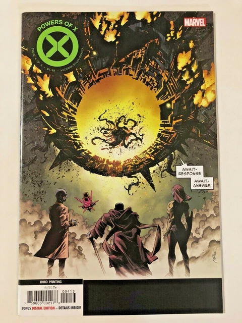 Powers of X #4 2019 Unread 3rd Print Shalvey Variant Marvel Comics X-Men Hickman