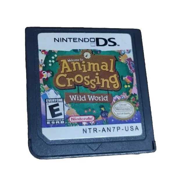 Animal Crossing: Wild World (gioco USA per Nintendo DS) solo cartuccia *POSTA GRATUITA UK*