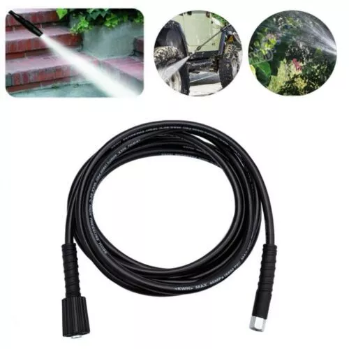 5M High Pressure Washer Replacement Hose Cleaning Pipe For Car Jet Lance UK