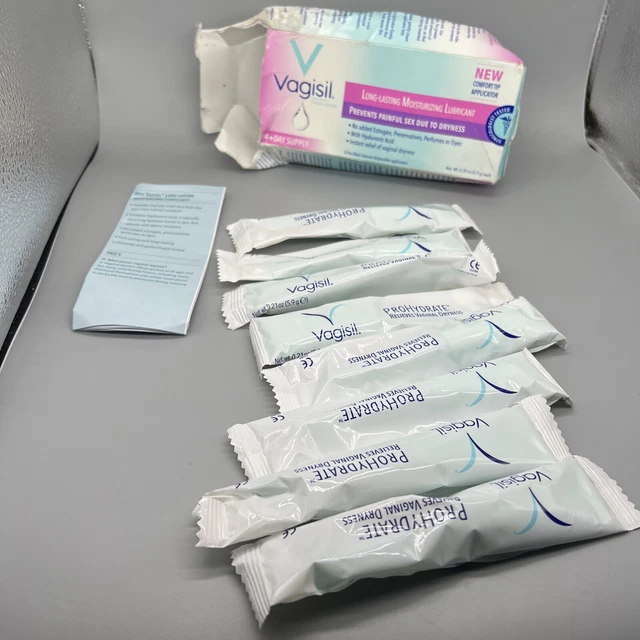 Aplicadores desechables internos lubricantes personales Vagisil prohidrato 8 09/25 M