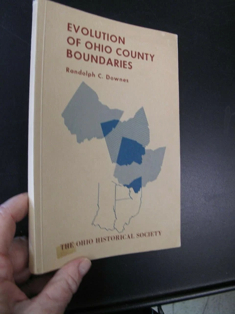 EVOLUTION OF OHIO County Boundaries 88 Counties by Downes 1970 Geography $33.00 - PicClick
