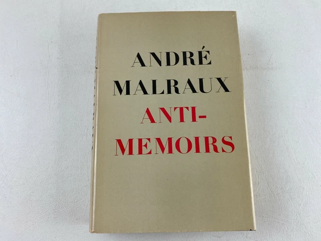 Anti-Memoirs by Andre Malraux, Vintage 1968 Hardcover, English Translation