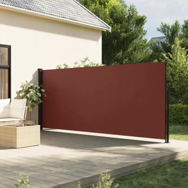 vidaXL Tenda da Sole Laterale Retrattile Marrone 160x300 cm