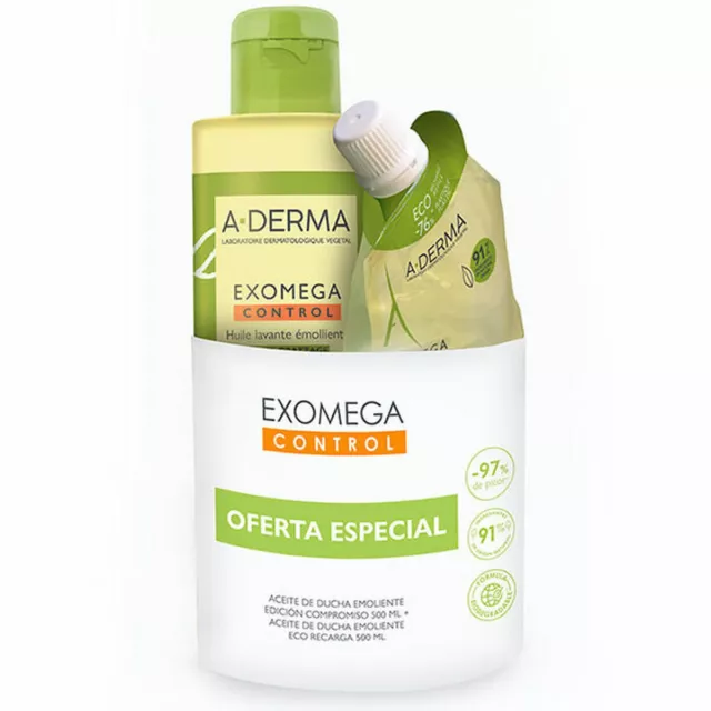 Aceite de Ducha A-Derma Control 2 x 500 ml