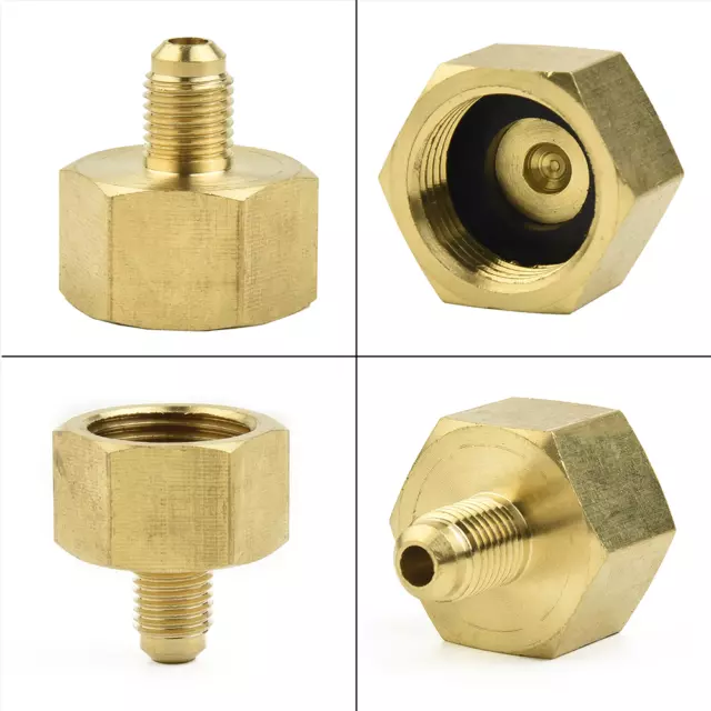 Klimaanlagen Adapter Flaschenadapter für R134A 5/8 auf 1/4'' SAE Gewinde