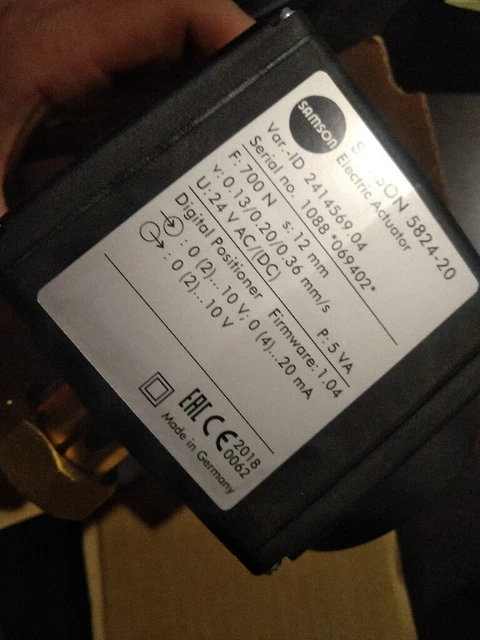 Attuatore Samson 5824-10 #G M1IM 9153