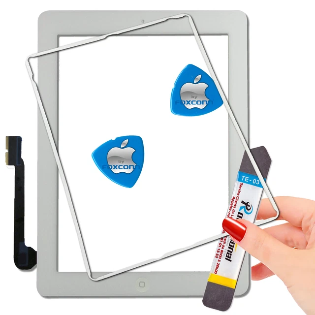 Écran Tactile Avant Complet (vitre + Numérique) Pour IPad Air 2, 3, 4, 5 - Neuf, Remplacement Facile